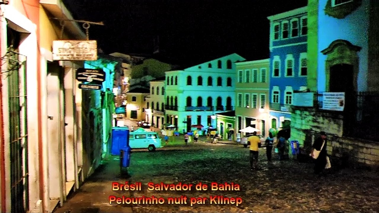 montage vidéo Bresil Pelourinho nuit