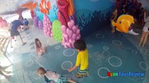 Family Fun in the Mickey Mouse Pool Finding Nemo Splash Pad Disney Cruise Fantasy Play Area for Kids