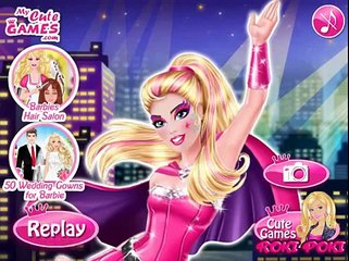 BARBIE SUPER PRINCESA SE MAQUILLA! - SUPER BARBIE MAKEUP!