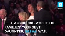 Twitter couldn't figure out where Sasha Obama was during farewell address