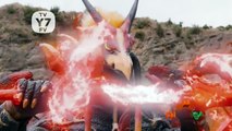 Power Rangers Dino Super Charge - Wings of Danger - Power Rangers vs Doomwing and Past Monsters-KvdRzJZABvU