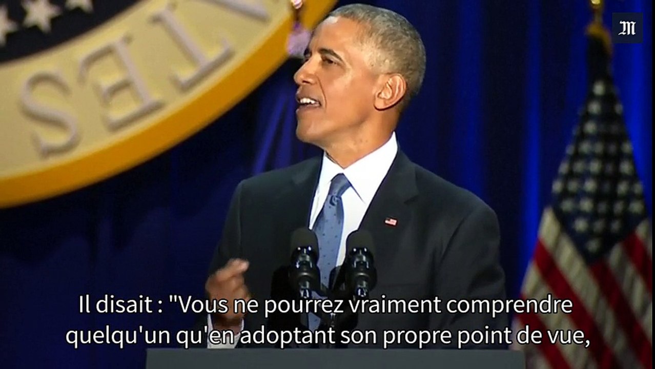 Les adieux émus de Barack Obama