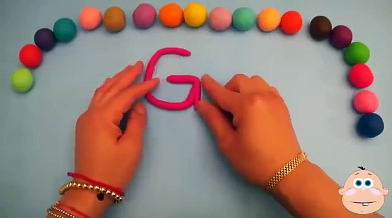 Learn English for Kids! Learning the Alphabet for Toddlers with Play Doh!