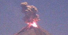 Colima Volcano Spews Dense Cloud of Ash and Smoke