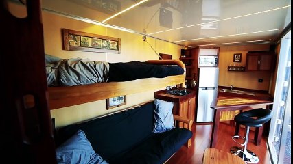 Boat Builder's Incredible 20ft Shipping Container Home