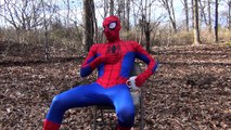 SpiderBaby? Spiderman PRANK GONE HORRIBLY WRONG!!! In REAL LIFE! Superhero Movie IRL w/ Venom