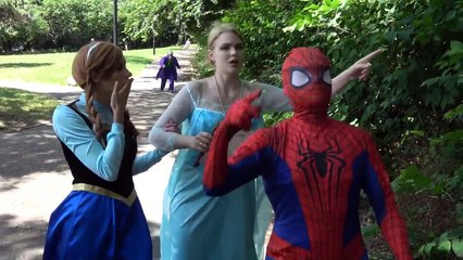Человек-паук, Эльза и джокер / Полуют Приключения / супергероев в Нью-Йорке