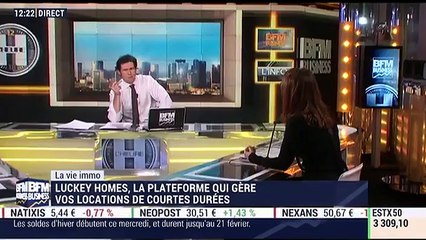 La vie immo: Luckey Homes, la plateforme qui gère les locations de courtes durées - 11/01