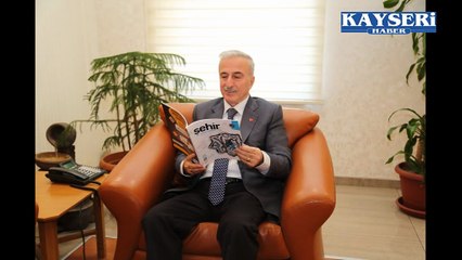 VALİ KAMÇI ŞEHİR KÜLTÜR SANAT DERĞİSİNİ İNCELEDİ