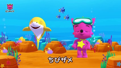 サメのかぞく _  3Dアニメバージョン _ どうぶつのうた _ リトミック _ ピンキッツ童謡-NB255hwI2Ns