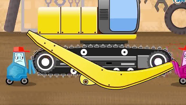 Der Bagger und Der Abschleppwagen für Kinder | Bagger Kinderfilm | Lehrreicher Zeichentric