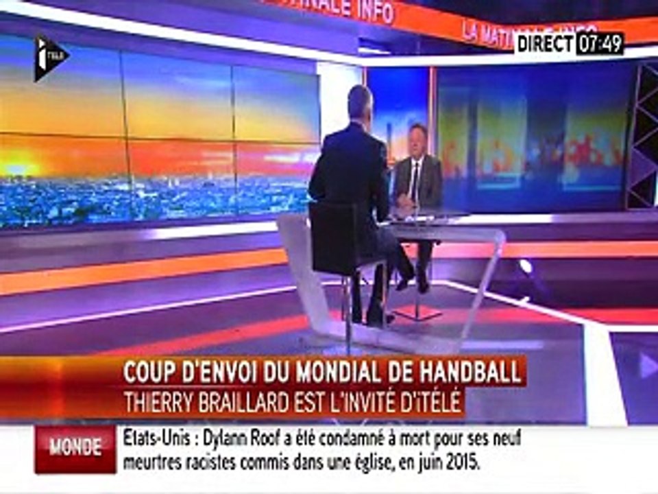 Itélé - Mondial de Handball | Interview de Thie...