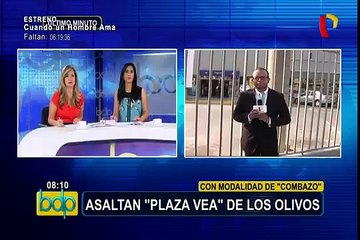 Los Olivos: nuevo asalto a centro comercial bajo modalidad del ‘combazo’
