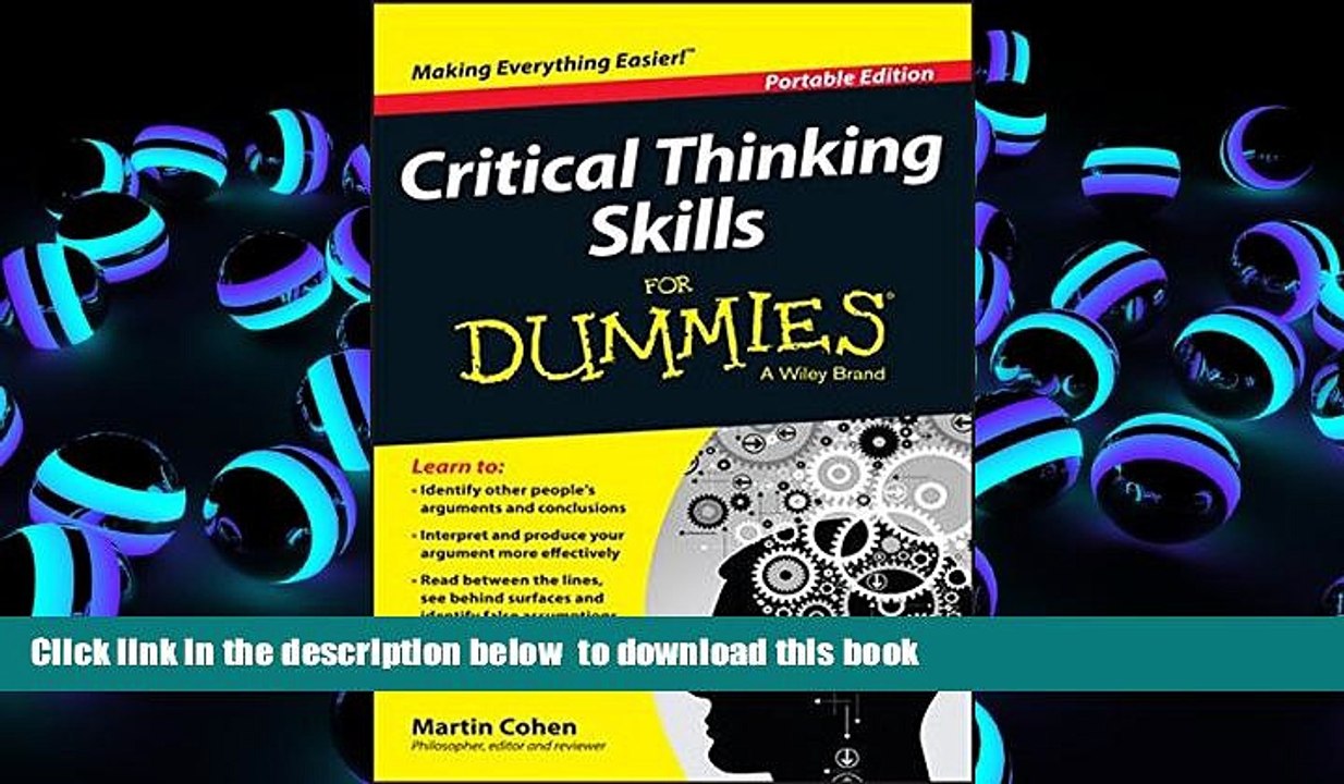 critical thinking for dummies free