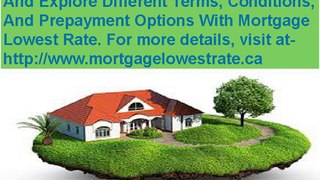Lowest Current Mortgage Interest Rates