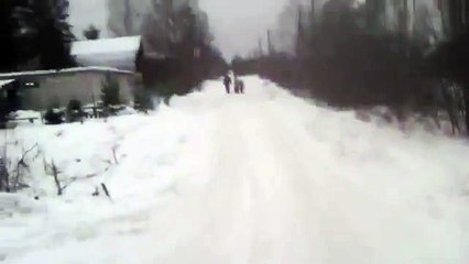 Sledding - Russian style