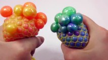 Learn Colors Slime Ice Colors Squishy Stress Balloons Slime Ball Real Syringe Play