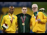 Men's 100m T13 | Victory Ceremony |  2015 IPC Athletics World Championships Doha