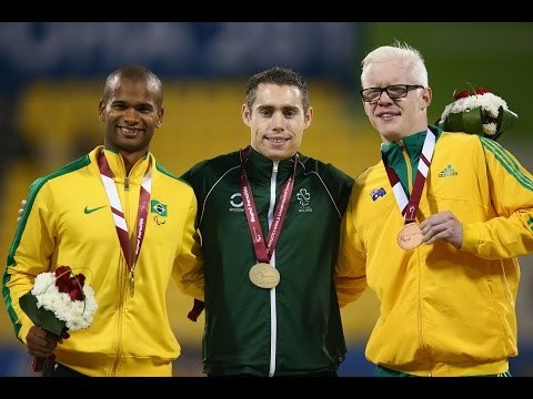 Men's 100m T13 | Victory Ceremony | 2015 IPC Athletics World Championships Doha