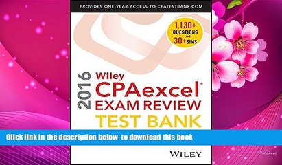 [PDF]  Wiley CPAexcel Exam Review 2016 Test Bank: Auditing and Attestation O. Ray Whittington For