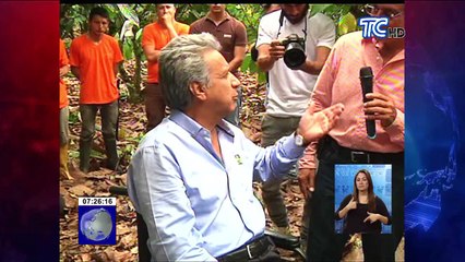 Lenin Moreno visitó exportadora de cacao