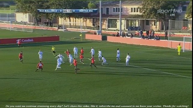 Fernando Cano Alcantarilla Goal HD - Real Mallorca 1-0 Hertha Berlin 11.01.2017