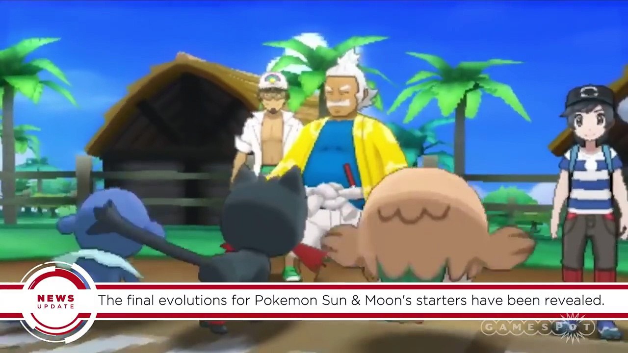 Pokemon Sun & Moon Final Starter Evolutions Revealed - GS News Update-Q9NGRdGMmSM