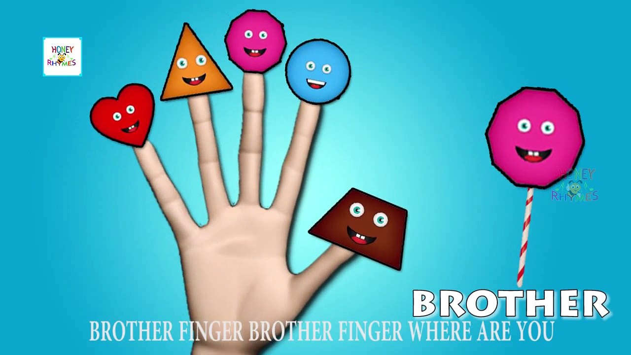 Finger Family Shape Pops Songs for Children | Educational Kids Song | Learning Shape Nursery Rhyme
