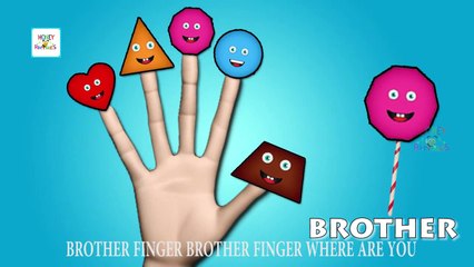 Finger Family Shape Pops Songs for Children | Educational Kids Song | Learning Shape Nursery Rhyme