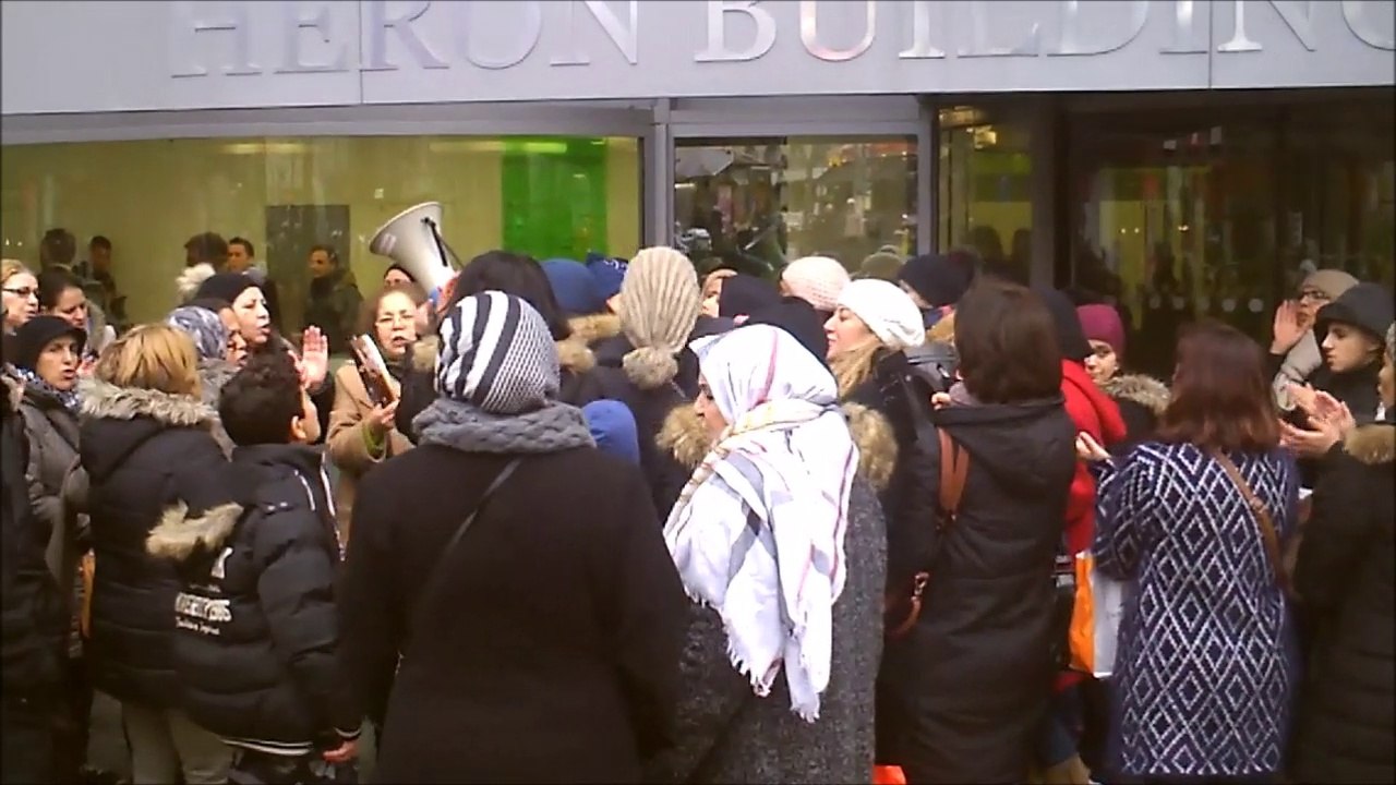 Paris: nouvelle manifestation devant Action Logement