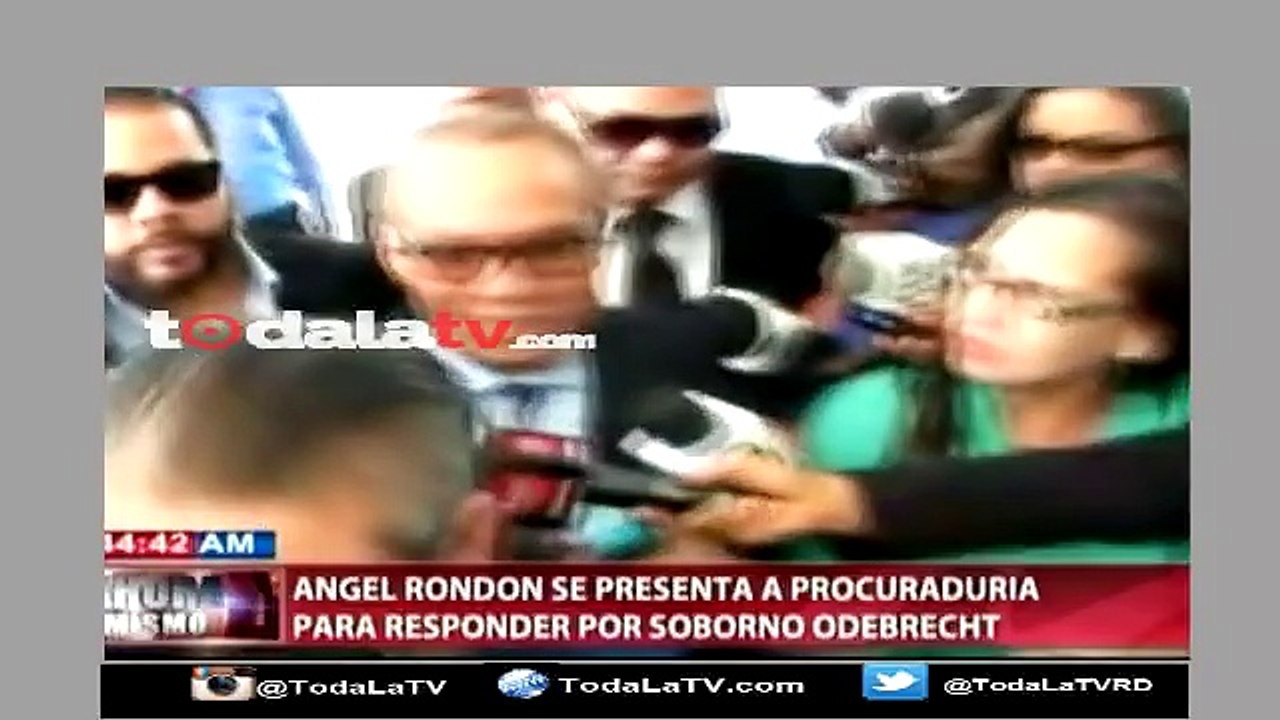 Así llegó Angel Rondo a presentarse a la procuraduría para responder por acusación de sobornos ODEBRECHT- Ahora Mismo-Vi