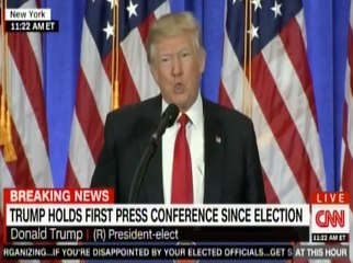 Donald Trump's 1st Press Conference as President-elect
