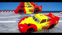 FLASH MCQUEEN STAIRWAY! Disney Pixar #Cars #Lightning #McQueen Cartoon & Spiderman Nursery Rhymes