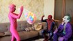 SPIDERMAN против JOKER Человек-паук и Веном теряет голову! ж / Замороженные Elsa, Fun Девушка-паук Супергерои