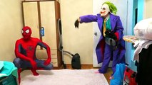 SPIDERMAN VS JOKER l Joker Taking Photos of Spiderman - Fun Superhero in Real Life
