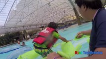 WATERPARK WAVE POOL Family Fun Outdoor Amusement Giant Waterslides  Ryan ToysReview-u_zTRna