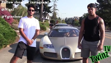 Bugatti Veyron Gold Digger Prank - Best Funny Kissing Pranks ♛ Funscene ♛