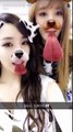 170816 SNSD Tiffany & Yuri 後台可愛自拍 @Tiffany Snapchat
