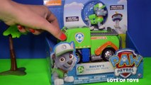 Pups Save the Environment Paw Patrol Rockys Recycling Truck and Rubbles Digger Toy Review