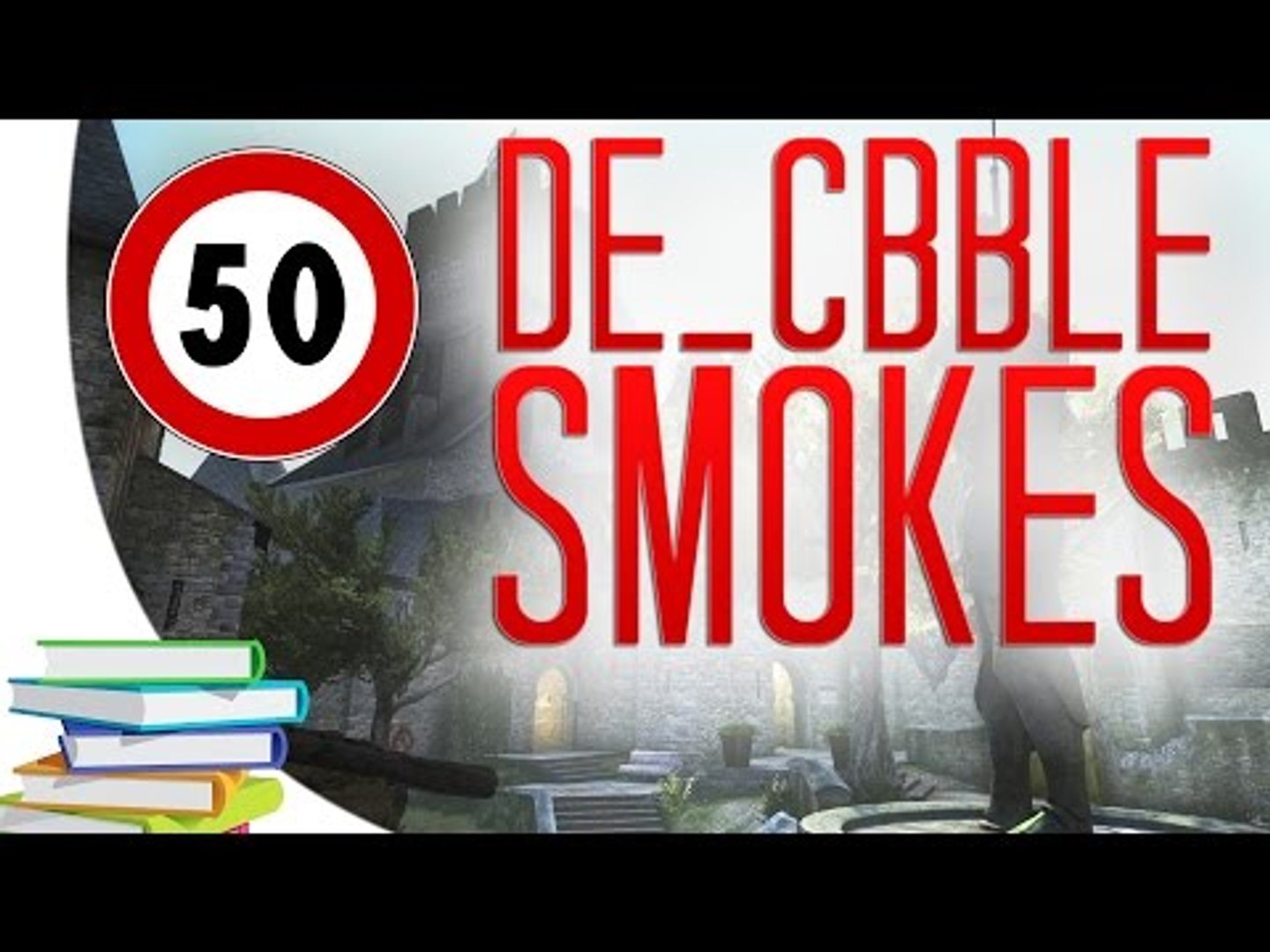 ⁣De_Cobblestone ALL SMOKES [50 smokes videobook] #CSGO