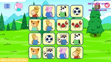 Hippo Pepa Mini Games - Find a coupe | Best Apps For Child | GamePlay App Demos Pairs