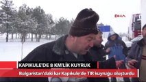 Kapıkule’de 8 kilometrelik kuyruk