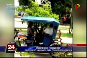 Pucallpa: detienen a profesor que pedía dinero para conseguir matriculas