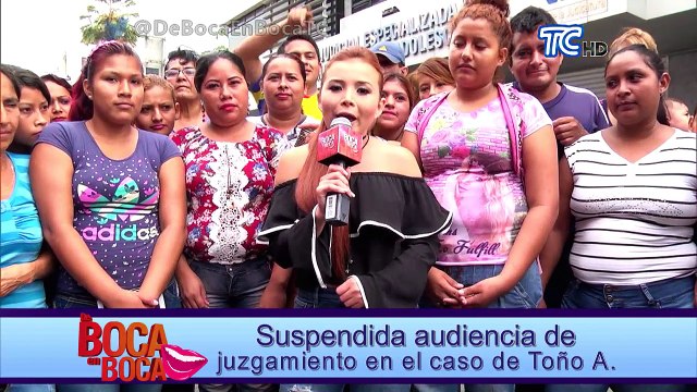 Suspendida audiencia de juzgamiento en el caso de Toño A.