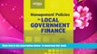 PDF  Management Policies in Local Government Finance (Municipal Management Series)  For Ipad