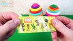 Learn Colors for Play Doh Talking TOM Kinder Surprise Eggs and Chupa Chups