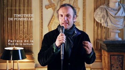 Timothée de Fombelle, parrain de la Nuit de la lecture 2017