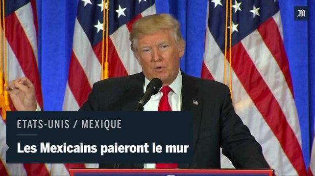 Trump : Le Mexique remboursera la construction du mur