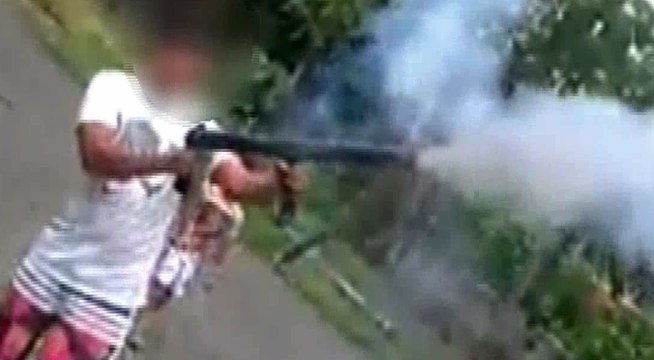 En Quevedo, provincia de Los Ríos se realizó la captura de un sospechoso q amenazaba con bazuca