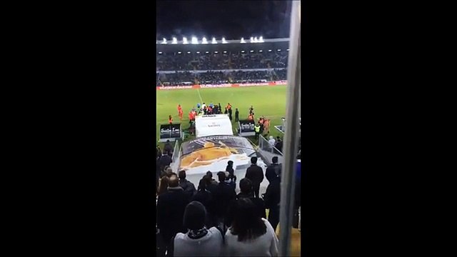 A confusão ao intervalo em Guimarães